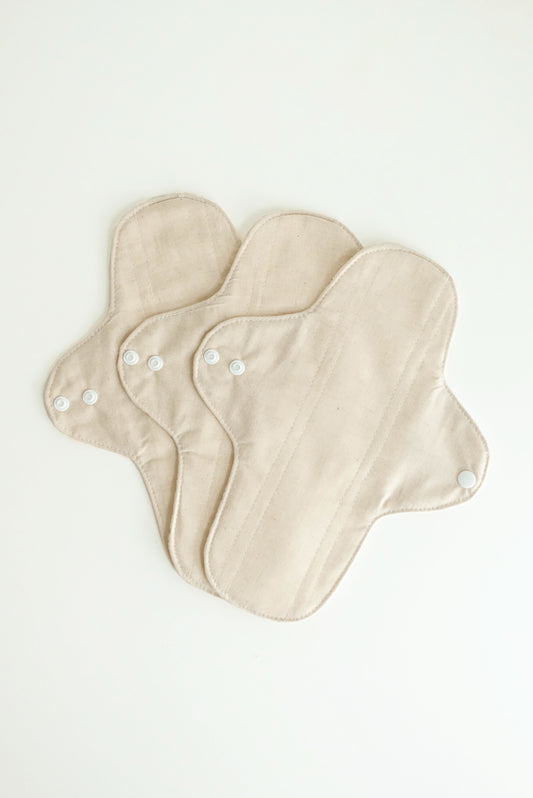 3 piezas - Regular Flow, Toallas Menstruales Reutilizable