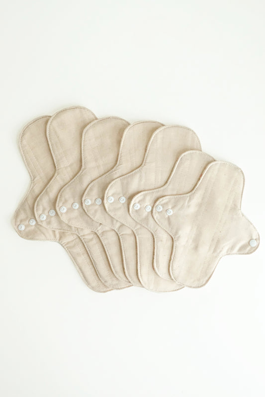 7 piezas - Starter Kit, Toallas Menstruales Reutilizable